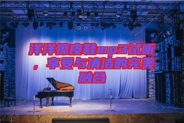 洋洋擦皮鞋mp3試聽，享受與清潔的完美融合