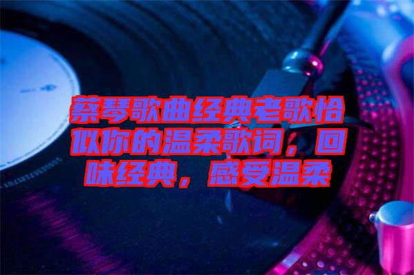 蔡琴歌曲經(jīng)典老歌恰似你的溫柔歌詞，回味經(jīng)典，感受溫柔