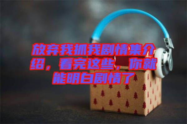 放棄我抓我劇情集介紹，看完這些，你就能明白劇情了