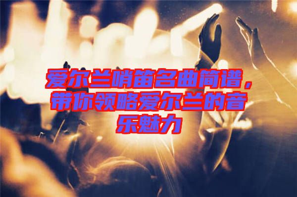 愛爾蘭哨笛名曲簡譜，帶你領(lǐng)略愛爾蘭的音樂魅力