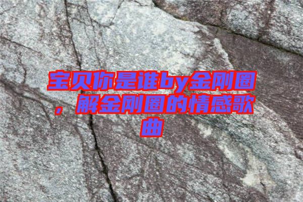 寶貝你是誰(shuí)by金剛?cè)?，解金剛?cè)Φ那楦懈枨? width=