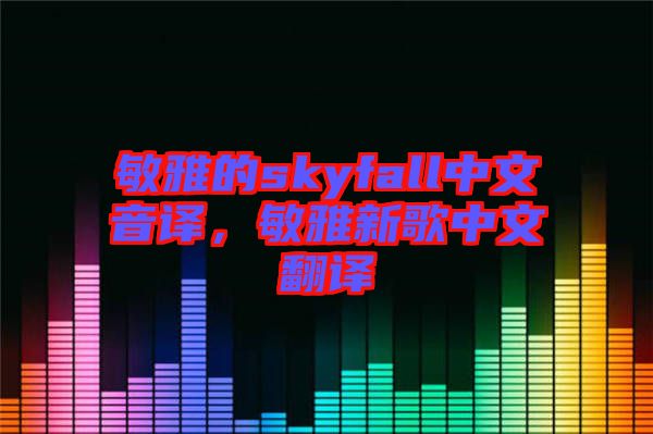 敏雅的skyfall中文音譯，敏雅新歌中文翻譯