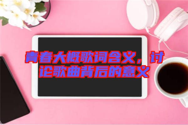 青春大概歌詞含義，討論歌曲背后的意義