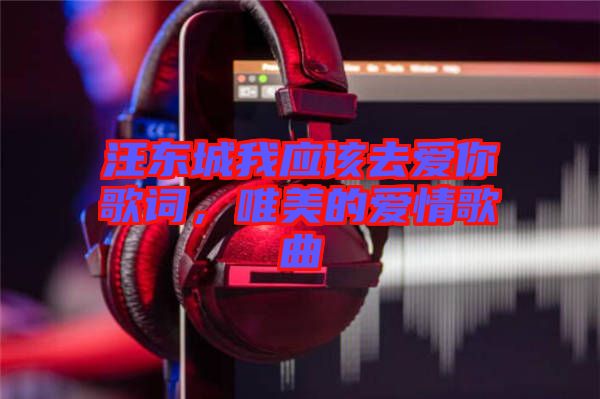 汪東城我應(yīng)該去愛你歌詞，唯美的愛情歌曲