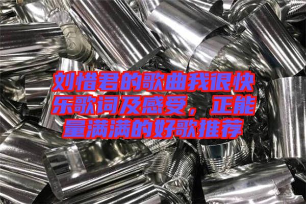 劉惜君的歌曲我很快樂歌詞及感受，正能量滿滿的好歌推薦