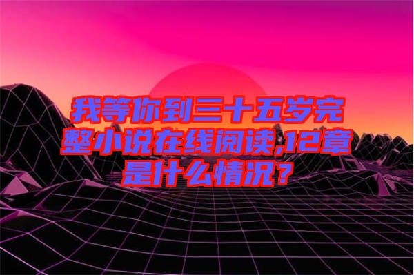 我等你到三十五歲完整小說在線閱讀,12章是什么情況？